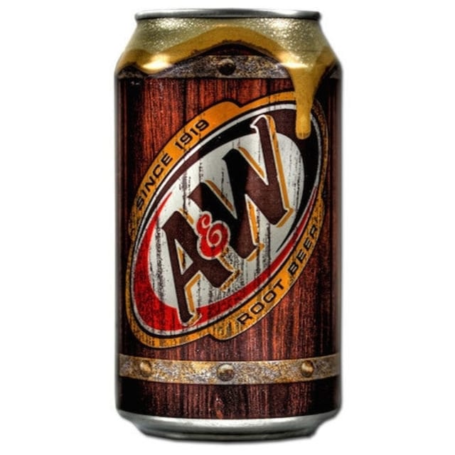 A&W Root Beer, 12oz Can.