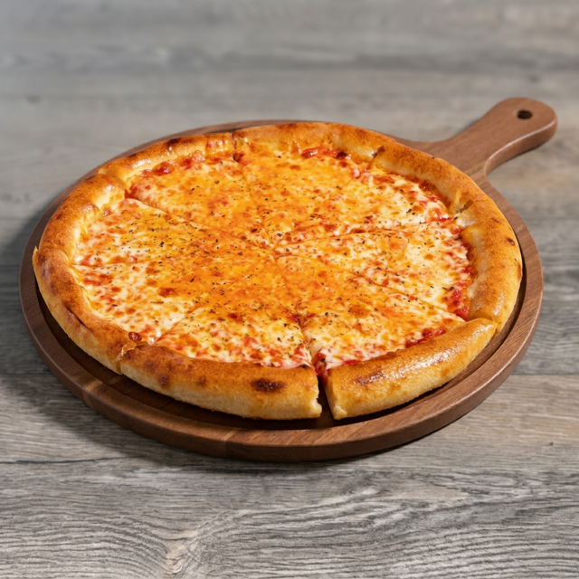 Plain Cheese Pizza.